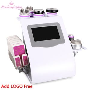 Macchina per ultrasuoni 40K multipolare RF modellante 5 in 1 Attrezzatura per bellezza cavitazione ultrasonica 6 in 1 Rimodellamento del corpo Sciogliere la pelle grassa Stringere il dispositivo solido