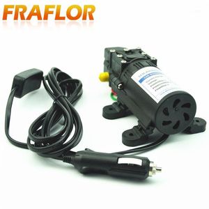 Wholesale 12v diaphragm pumps resale online - Car Washer V W High Pressure Cleaning Diaphragm Pump Washing Machine Motor With Cable And Cigarette Lighter Connector1