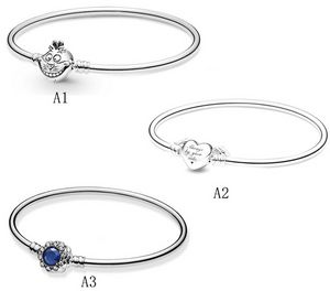 Designerschmuck 925 Silber Armband Charm Bead passend für Pandora Neues Produkt Love Heart Wing Armband DIY Slide Armbänder Perlen European Style Charms Perlen Murano