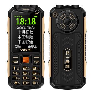 Unlocked Original K1 + Dubbel ficklampa Mobiltelefoner Stötskyddad Old Man Mobiltelefon Dual Sim Big Button Torch Long Standby Quad Band Outdoor Cellphone