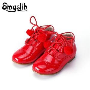 Girl Shoes Baby Toddler Vintage Genuine Leather Ankle Boots 2022 Spring Autumn Children Kids boots For baby 211227