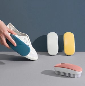 New Household Kitchen Cleaning Supplies Multifunctional Plastic Washing Brushes Laundry Cleaning Clothes Shoes Soft Brush BH4396 TYJ