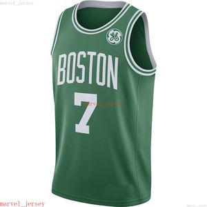 Stitched Jaylen Brown #7 Green Swingman Jersey XS-6XL Mens Throwbacks Basketball jerseys