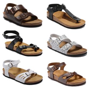 Yara Paris Sliders masculino Designer de luxo de mulheres chinelas de cortiça sandálias de praia de verão lascas panos de panos pretos slides rosa brancos sapatos