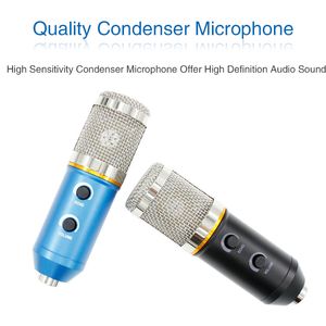 MK F200FL Condensador Microfone Estúdio Vocal Gravação Microfono Profesionales Fale Feat USB Mic para PC Laptop Gravação