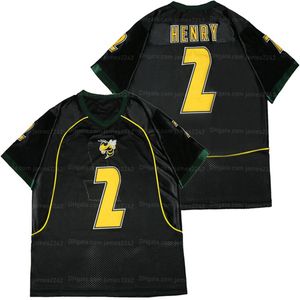 Custom 2 Derrick Henry Football Jersey Ed Black Alle Namen Zahlengröße S-4xl Top-Qualitäts-Trikots