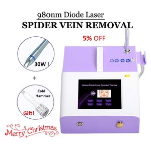 2021 Portable Laser Spider Veins Removal 980nm Diode Lazer Vaskulär Varicose Vein Treage Eliminera Rosacea Rödhet