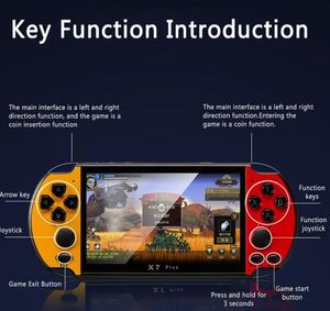 X7 Plus 5.1 Game Console Portable Camera MP5 Double Rocker 8G Video Music Rechargeable Handheld vs m3 821 660 x12 KIDS gift