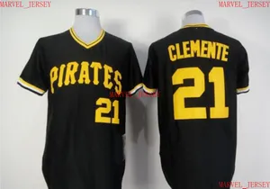 Maglie da baseball Roberto Clemente personalizzate a buon mercato cucite personalizza qualsiasi numero di nome maglia da uomo da donna giovanile XS-5XL