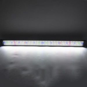 New Design 24W 156LED Full Spectrum Water Lamp 47.2inch Black Aquarium Lights US Standard ZC001222 (Suitable For 47.2-55.1inch Long Aquarium