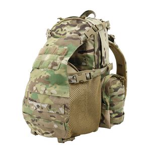 屋外エアソフトのためのラックサック戦術的な狩猟バックパックヘルメットバッグ - マルチカムQ0705