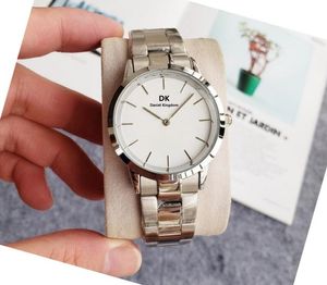 Kobiety Mężczyźni Zegarek 32mm 36mm Luksusowy Moda Solid Stal Zegarek Kwarcowy Zegar Złoty Srebrny Rozrywka Wristwatch