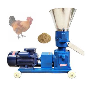 Máquina de fabricação de pellets de grânulos de alimentação de aço inoxidável com preço de fábrica, máquinas de pellets de alimentação animal de galinha de coelho de alta qualidade