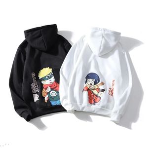 Harajuku Naruto Hinata Unisex Hoodies Paar Wear Japans Anime Gedrukt Heren Hoodie Mannelijke Streetwear Fashion Casual Sweatshirts