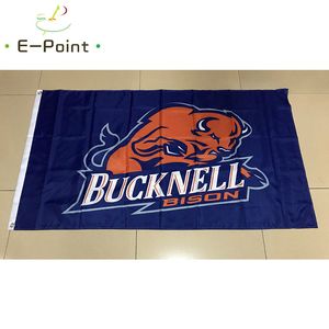 NCAA Bucknell Bison Flag 3*5ft (90cm*150cm) Polyester flag Banner decoration flying home & garden flag Festive gifts