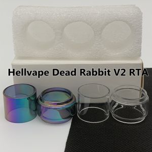 Dead Rabbit V2 bag Normal 2ml Bulb Tube 5ml Clear Rainbow Replacement Glass Tube Bubble Fatboy Extended