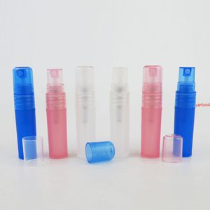 360x ml roze natuurlijke doorschijnend blauw parfum glas mist spray fles cc lege toner parfum container met PP witte verstuiverGratis verzending