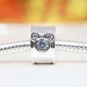 Authentischer Pandora-Charm aus 925er-Sterlingsilber, Disny Miky Mini-Maus-Clip, passend für Perlen im europäischen Stil zur Armbandherstellung, Schmuck 790111C01