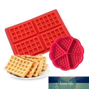 Bakeware Bolo Moldes Silicone Não-Stick Cozimento Pastelaria Ferramentas DIY Pan Waffle Chiffon Jelly Pudding Mousse Red Kitchen Acessórios