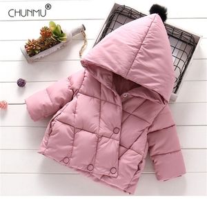 Baby Mädchen Jacke 2020 Herbst Winter Baumwolle Jacke Für Mädchen Mantel Kinder Feste Warme Oberbekleidung Kinder Kleidung Säuglings Mädchen Mantel LJ201007