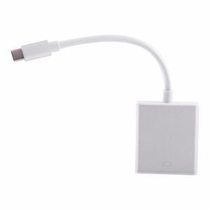 USB C DVI USB 3.1 Tip C DVI Kadın Ekran Adaptörü Destek MacBook için 1080P Video