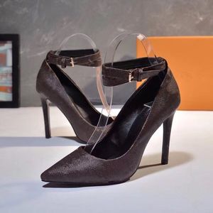 Hot Sale-womens shoes high heels dress shoes party newest 2120ss fashion Spring Autumn Pointed high heels sandals party Banquet wedding