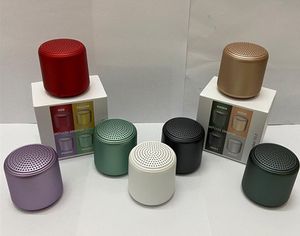 Inpods TWS Bluetooth -högtalare med subwoofer trådlös bärbar extra bas stero vattentät support TF -kort USB Macaron FGFD1