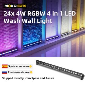 2st Christmas Disco Light Stage Lighting RGBW In1 Wash Wall LED Full Pixel Control Sound Party Lights för Party Disco Nightclub