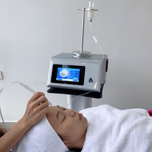 Facial Aqua Water Oxygen Jet Peel Machine Portable Hem Använd Vatten Spray Jet Peel Trådlös Kompressor Fuktar syre