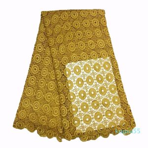 Złoty kolor gorący sprzedaż francuski koronki hurtowa cena wysokiej jakości afrykański tiul sznur koronki haftowane koronki tkaniny gysw0007