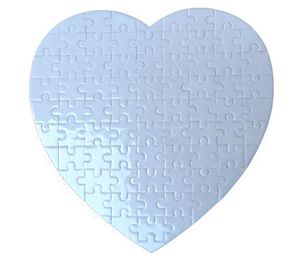 WarmHome6 Sublimação Em Branco Coração Puzzles DIY Puzzle Produtos Papel Produtos Corações Forma de Amor Transferência de Transferência Blanks Blanks Cumprimentos Criança Brinquedos