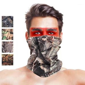 Camuflagem Variedade Tubo Face Máscara Cachecol Headband Buffer Cor Sólida Ciclismo Ciclismo Pesca Bandanas Homens Mulheres Moto Bicicleta Hijab Caps