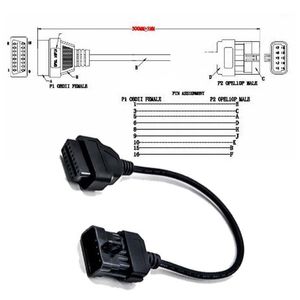 Code Readers Scan Tools OBDII Extension Cable For Pin To OBD2 Pin Female Diagnostic Connector OBD II Pin1
