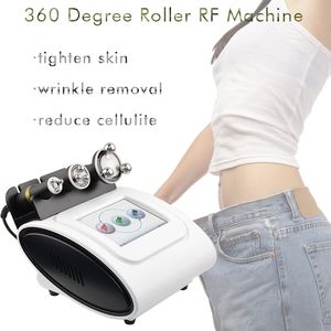 Portable LED Light Rolling-Balls Roller 360 Degree Rotation RF Slimming Machine Radio Frekvens Hud Åtdragning Skönhetsutrustning