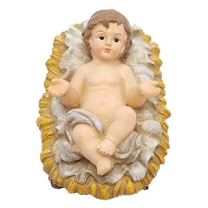 Zayton estátua natividade cena conjunto bebê jesus manjedent christmas berço figurine miniatures ornamento igreja presente de natal decoração 201204
