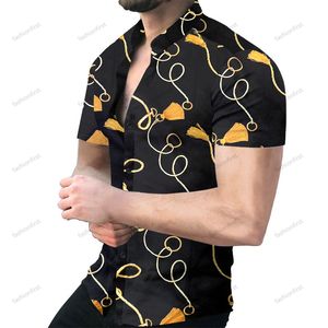 هاواي الصيف قصيرة الأكمام قمصان رجالي أزياء عارضة شاطئ قميص مصنع بيع زر roupas الصغيرة المتوسطة larga xl 2xl 3xl زائد حجم بلوزة