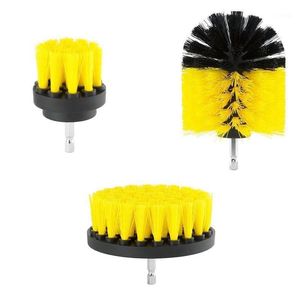 Squeegees 3pcs Eletric Drill Brush Tile Grout Power Scrubber Cleaning Tub Cleaner Combo Tool For Tools