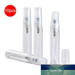 10pcs Portable 5ml Mini Empty Perfume Sprayer Refillable Bottles High Quality Clear Glass Container Lightweight Travel Spray Pot