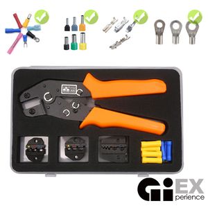 Crimp Pliers Multiple Crimping Dies Set Wire Dupont Terminals Tools Electrician Connector Multitool (Gift Some Wire Terminal) Y200321