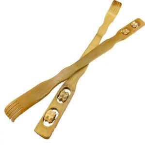 45cm Wooden Back Scratcher Bamboo Back Scraper Scratching Massager Body Massage Hackle Itch Stick Health Product XB1