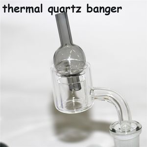 Sigara Borular Mini Bongs Petrol Kuleleri Kuvars Ile Termal Banger Tırnak Cam Carb Kap ve Renkli Kaseler Başlık Beher Bong Su Borusu