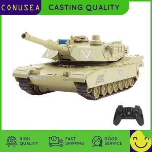 CONUSEA RC tank charger battle launch cross-country tracked Military War remote control vehicle Hobby Boy Toys Gift XMAS 201208