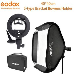 Wholesale godox flash softbox for sale - Group buy Godox Ajustable Flash Softbox cm x40 S type Bracket Mount Kit for Flash Speedlite Studio Shooting for1
