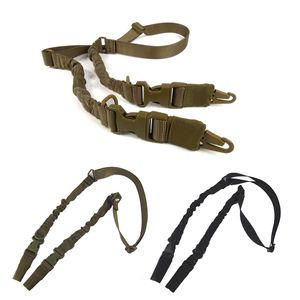 Airsoft Strap Gun Lanyard Zwei Punkt Dual Point Tactical Sling Outdoor Sport Armee Jagd Gewehr Schießen Paintball Getriebe NO12-005