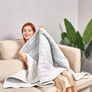 Blankets Flannel Electric Heating Blanket 3 Levels Of Free Adjustment Easy To Clean Nap Quilt Warmer Heater Mat Security