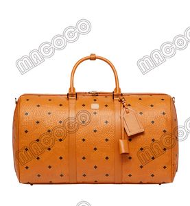 Traveler Visetos Duffle Bag Designer Weekend 45cm Travel bags Real Leather Luggage Larage Capcity Outdoor Packs