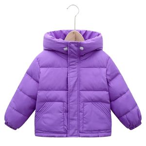Bebê 2020 outono e inverno meninas crianças choroso crianças com capuz roupas menina menina para baixo jaqueta lj201120