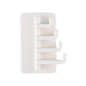 Hooks Rails R2LD Mini Kitchen Utensil Holder Hanging With Xylophone Style Design Rotatable Adhesive Wall For Spatula Ect