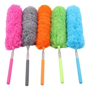 Dust Removal Feather Dusters Handle Extendable Cleaning Soft Cleaning Brushes Portable Home Bedroom Car Cleaning Tool ZYY501