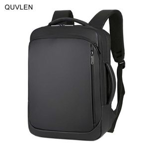 Business Backpack Multifunctional For Men Notebook Backpack USB Charging Waterproof Film Men's Backbag Casual Bag 202211